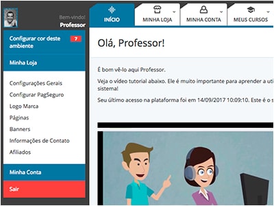 Passo 2 - Publique Cursos online